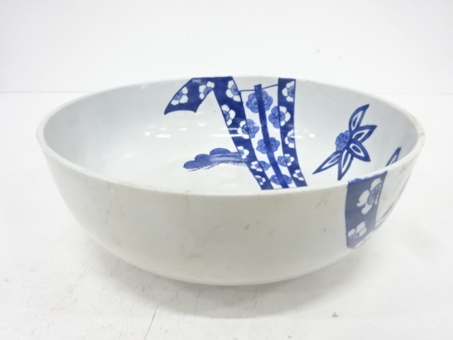 古伊万里　松竹梅大平鉢